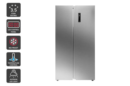 Kogan 548L Side by Side Fridge (Stainless Steel)