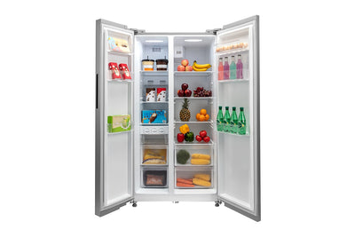 Kogan 548L Side by Side Fridge  - Stainless Steel