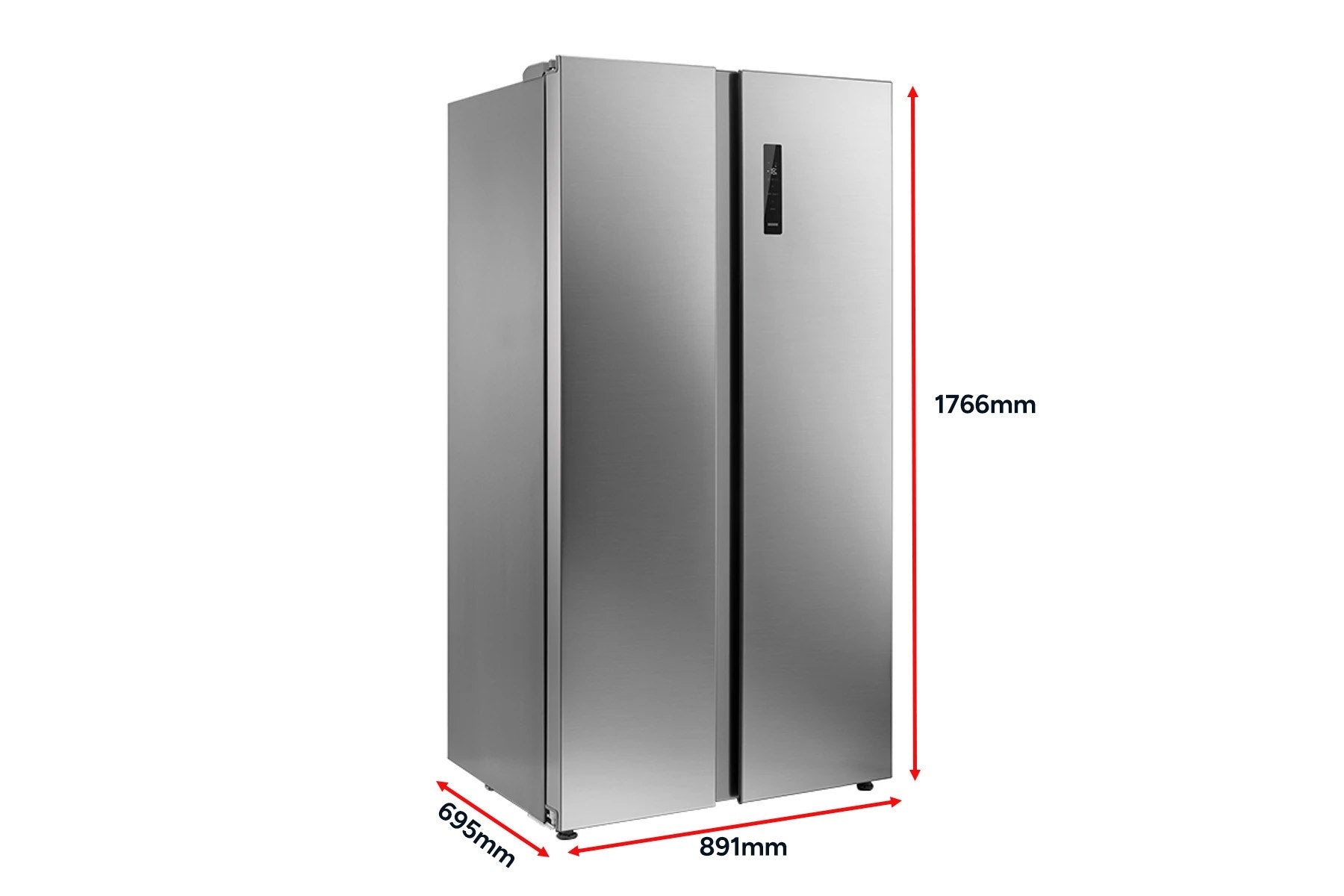 Kogan 548L Side by Side Fridge (Stainless Steel)