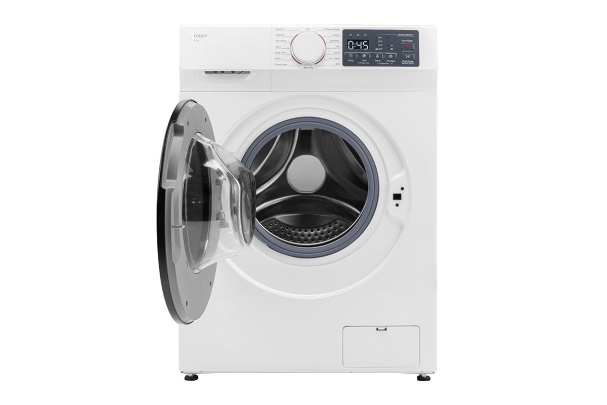 Kogan 8kg Front Load BLDC Inverter Washing Machine (White)