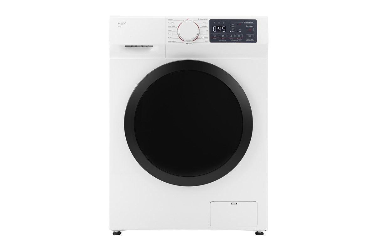 Kogan 8kg Front Load BLDC Inverter Washing Machine (White)