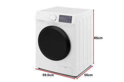 Kogan 9kg Front Load BLDC Inverter Washing Machine (White)