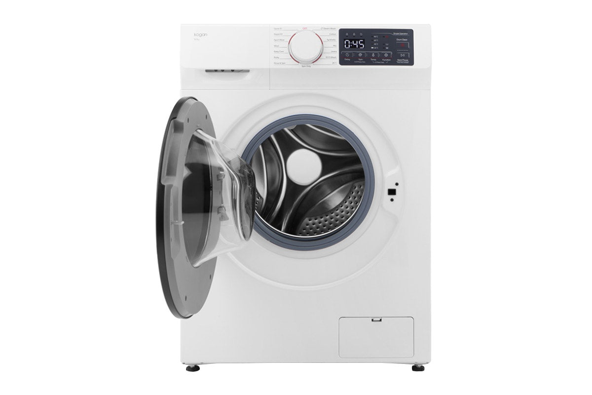 Kogan 9kg Front Load BLDC Inverter Washing Machine (White)