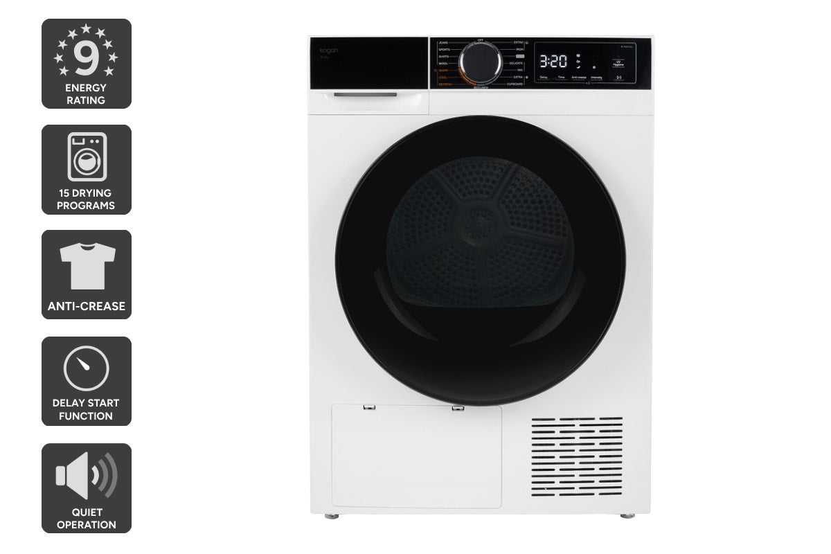 Kogan 10kg BLDC Inverter Heat Pump Dryer (White)