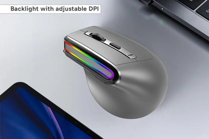 Kogan MX Vertical Rechargeable Wireless Ergonomic Mouse