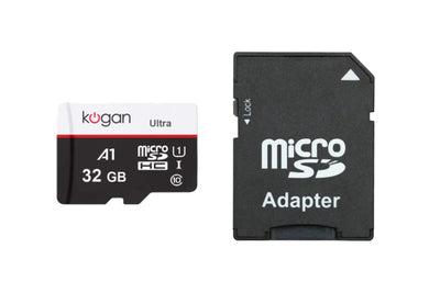 Kogan 32GB Micro SD Card A1 V10 for Full HD Photos & Videos