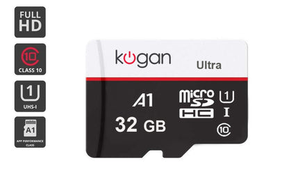 Kogan Ultra 32GB SDHC A1 V10 Micro SD Card