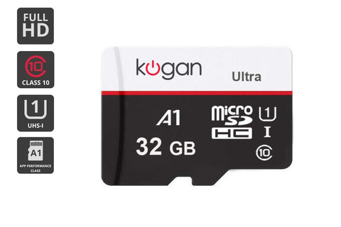 Kogan Ultra 32GB SDHC A1 V10 Micro SD Card - Auzzistore