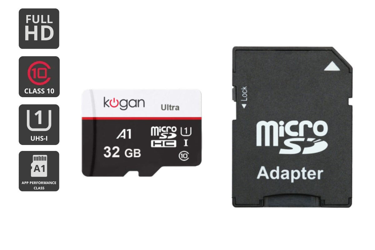 Kogan Ultra 32GB SDHC A1 V10 Micro SD Card