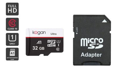 Kogan Ultra 32GB SDHC A1 V10 Micro SD Card