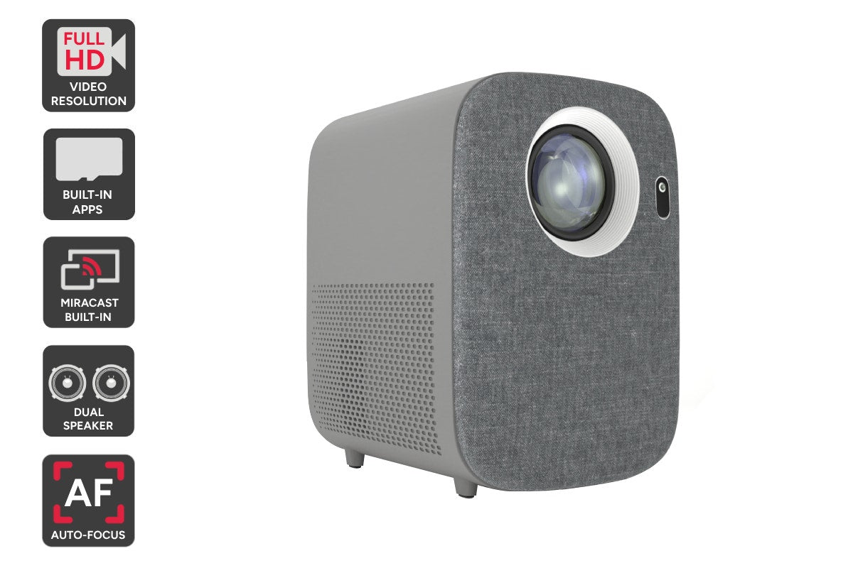 Kogan Full HD Smart Mini Projector with Built-in Netflix and Miracast