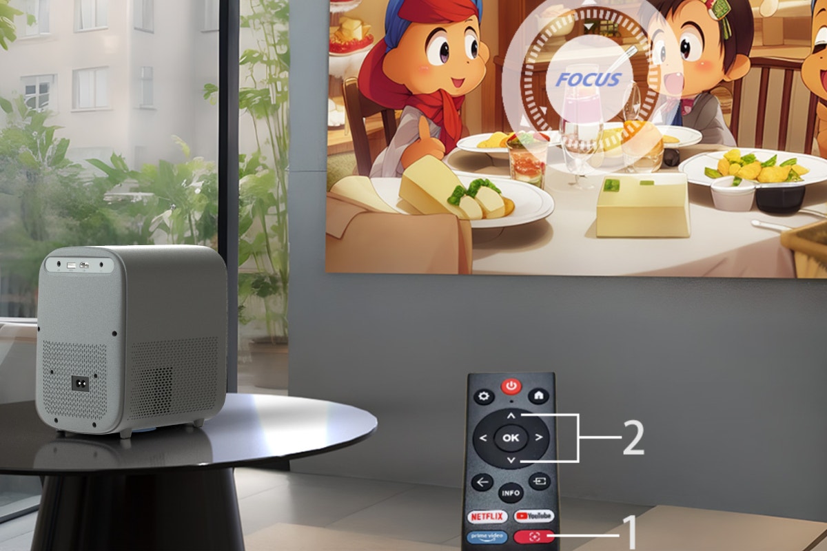 Kogan Full HD Smart Mini Projector with Built-in Netflix and Miracast