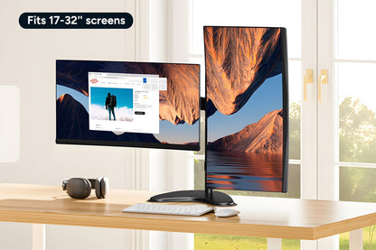 Kogan Articulating Freestanding Dual Monitor Stand for 17" - 32" Monitors