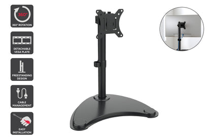 Kogan Articulating Freestanding Single Monitor Stand for 13" - 32" Monitors