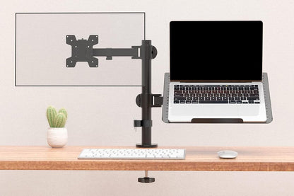 Kogan Articulating Mount for 17"-32" Monitor with Laptop Holder