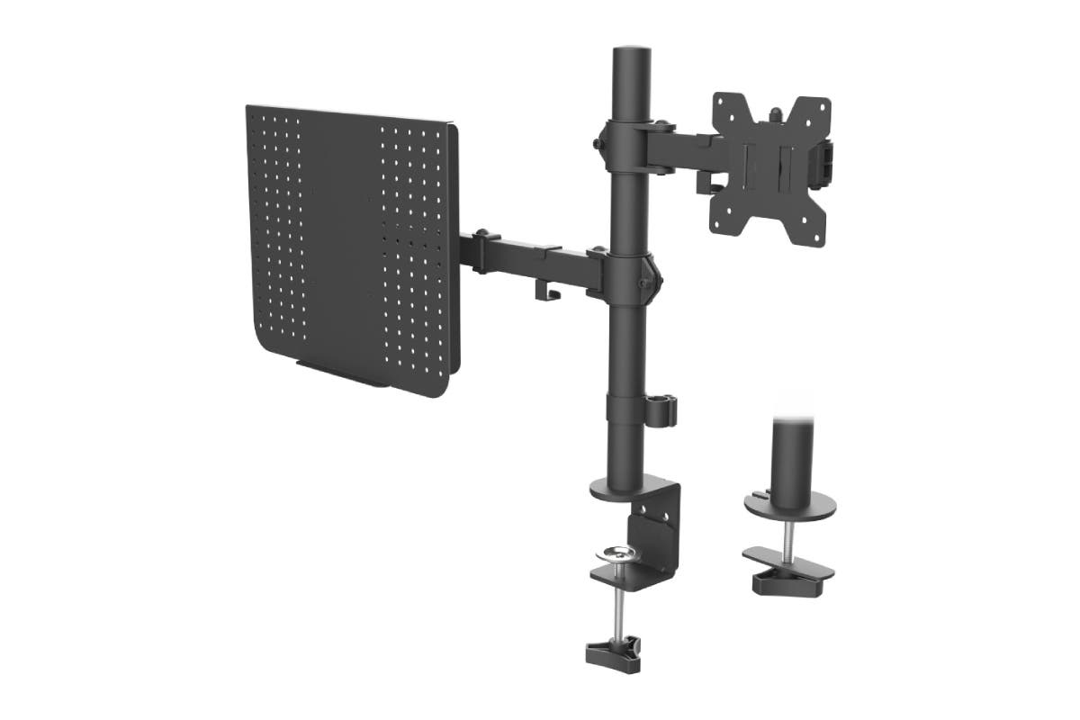 Kogan Articulating Mount for 17"-32" Monitor with Laptop Holder