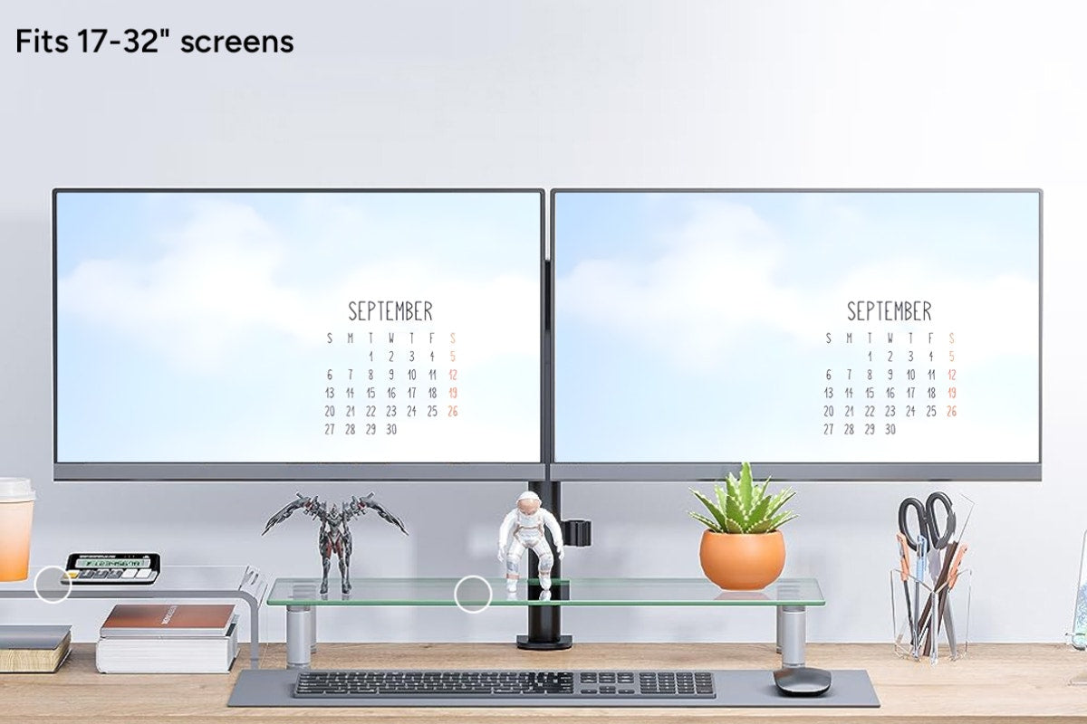 Kogan Articulating Dual Monitor Arm for 17"- 32" Monitors