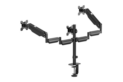 Kogan Full Motion Gas Spring Triple Monitor Arm for 17" - 27" Monitors