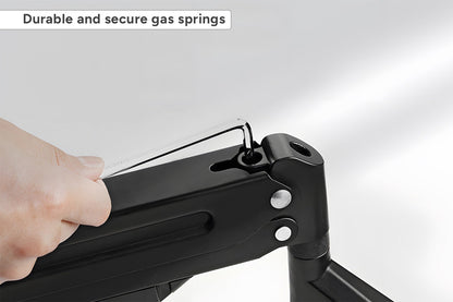 Kogan Full Motion Gas Spring Triple Monitor Arm for 17" - 27" Monitors