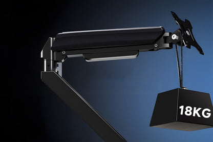 Kogan Heavy-Duty Full Motion Gas Spring Single Monitor Arm for 17"- 49" Monitors