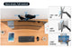 Kogan Full Motion Gas Spring Dual Stacking Monitor Arm for 17"- 32" Monitors