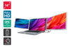 Kogan XPRESSO 14  Full HD Pro Dual Screen Tri Fold Portable Monitor for 14   17 Laptops - 1920 x 1080
