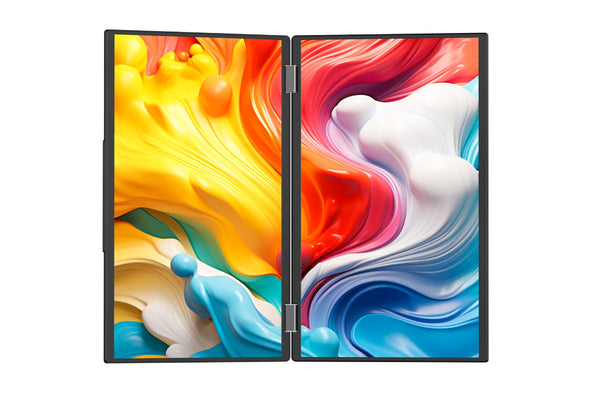 Kogan XPRESSO 15.6  Full HD Stackable Dual Screen USB-C Portable Monitor - 1920 x 1080
