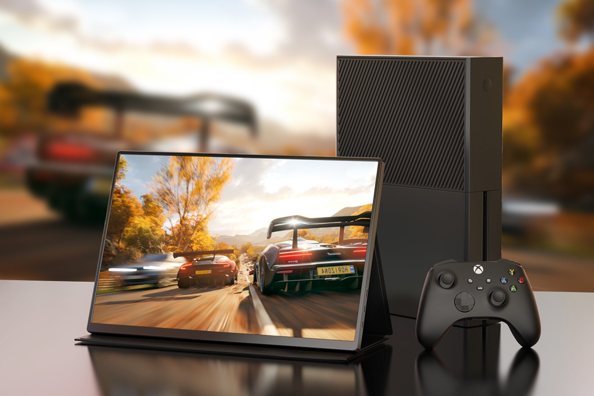 Kogan 16" 2K WQXGA 120Hz USB-C Portable Gaming Monitor with Leather Case