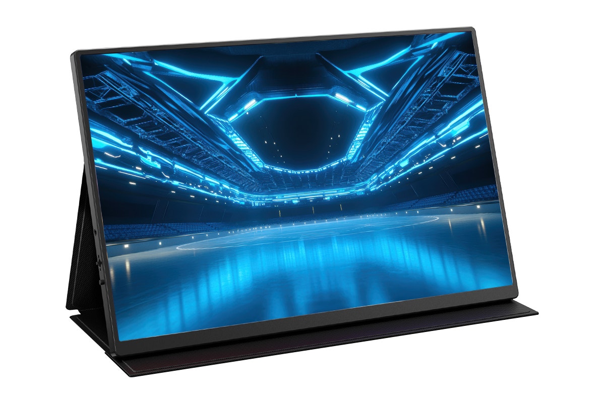 Kogan 16" 2K WQXGA 120Hz USB-C Portable Gaming Monitor with Leather Case