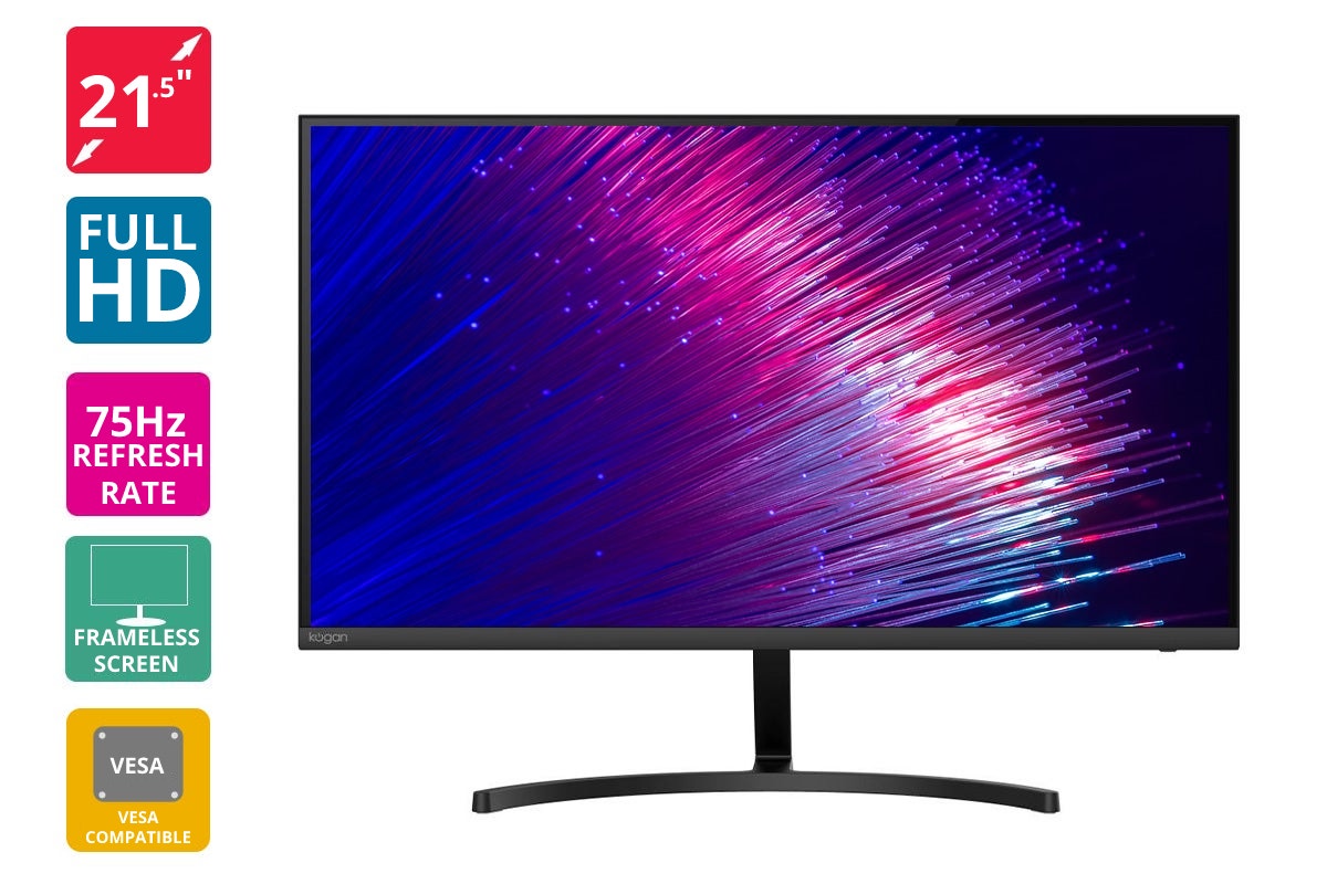 Kogan 21.5" Full HD 75hz Frameless Monitor  - 1920 x 1080)