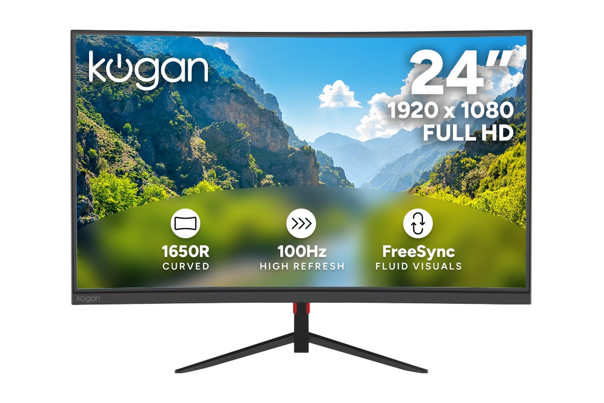 Kogan 24 Curved Full HD 100Hz FreeSync Monitor - 1920 x 1080 – Auzzi Store