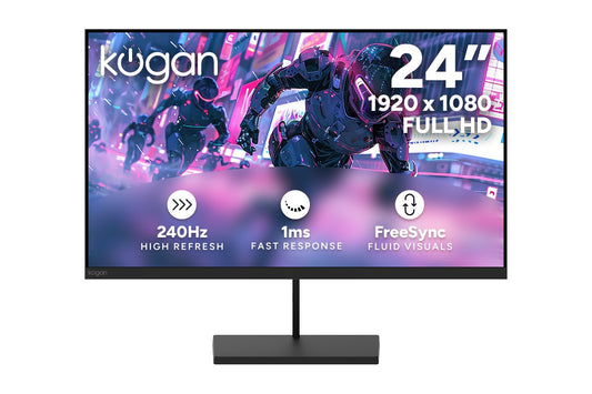 Kogan 24" Full HD IPS 240Hz 1ms FreeSync Gaming Monitor (1920 x 1080)