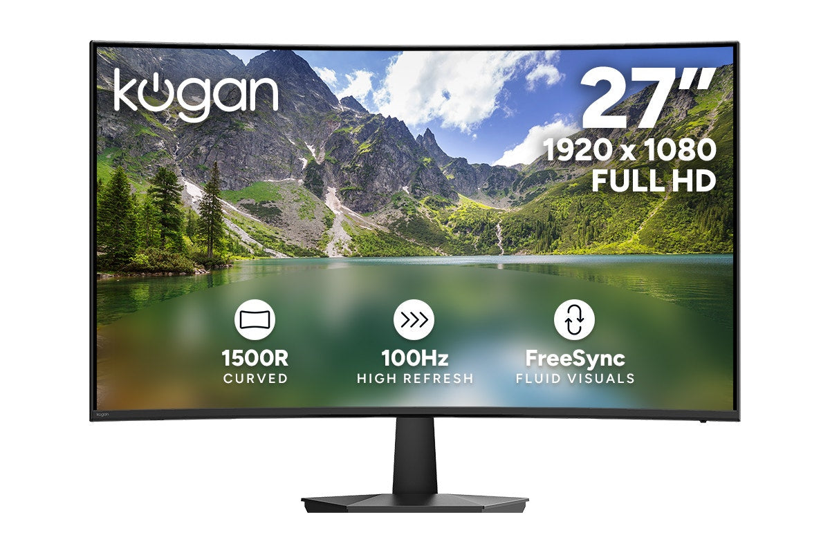 Kogan 27" Curved Full HD 100Hz FreeSync Monitor (1920 x 1080)