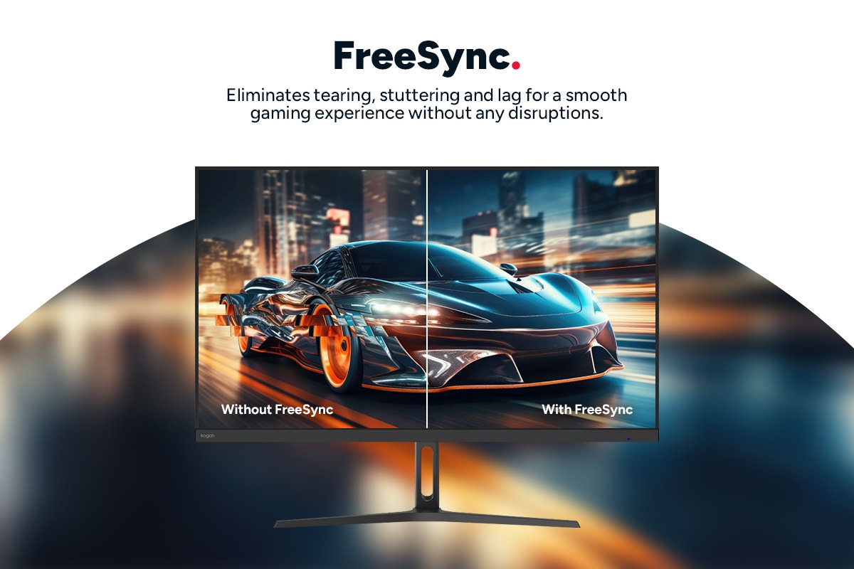 Kogan 27" Full HD 200Hz 1ms Frameless FreeSync Gaming Monitor (1920 x 1080)