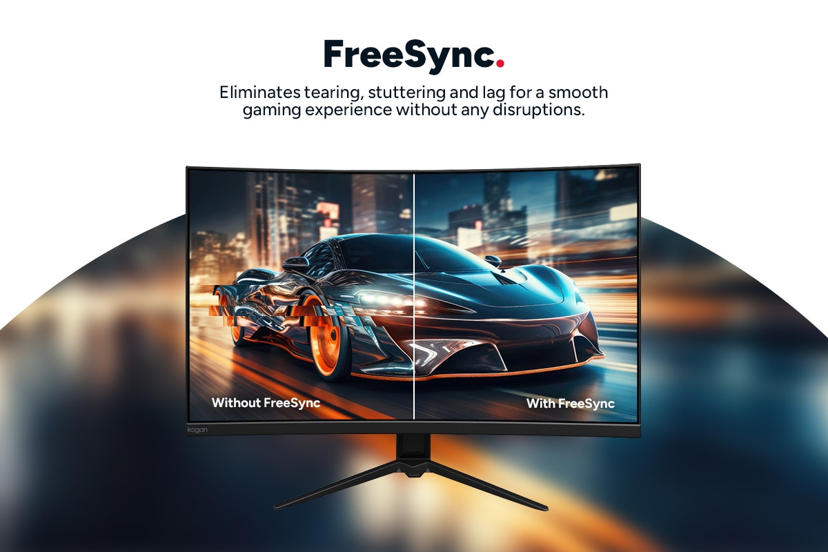 Kogan 27" Curved QHD 75Hz FreeSync Monitor (2560 x 1440)