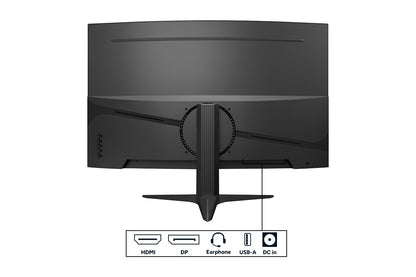 Kogan 27" Curved QHD 75Hz FreeSync Monitor (2560 x 1440)