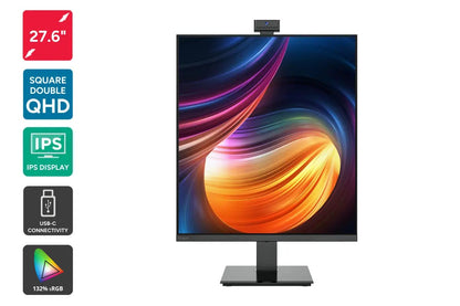 Kogan 27.6" SDQHD IPS 90W USB-C Monitor with Speaker (2560 x 2880)