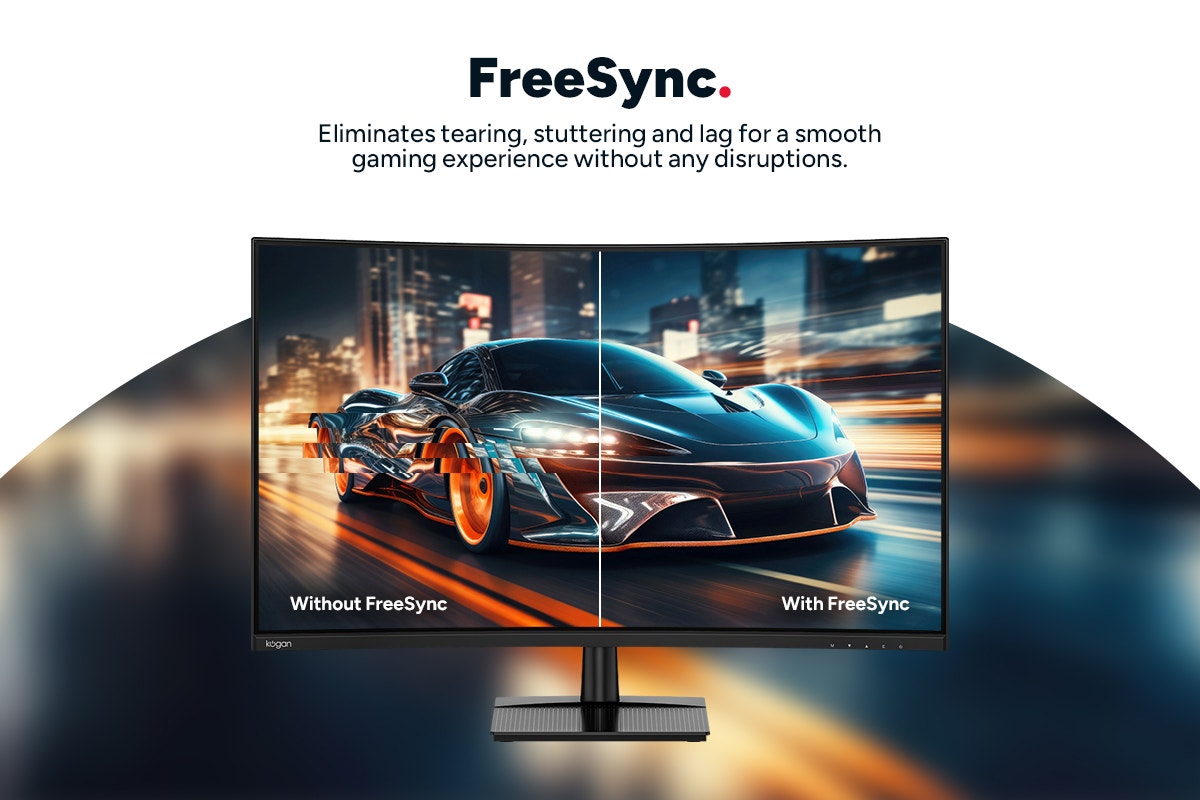 Kogan 32" Curved Full HD 240Hz 1ms FreeSync Gaming Monitor (1920 x 1080)