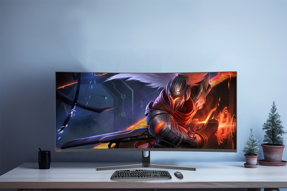 Kogan 34" Curved Ultrawide WQHD 165Hz 1ms Freesync Gaming Monitor (3440 x 1440)