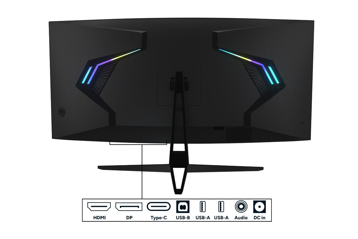 Kogan Infinity 34" Curved Ultrawide WQHD 180Hz USB-C Monitor (3440 x 1440)