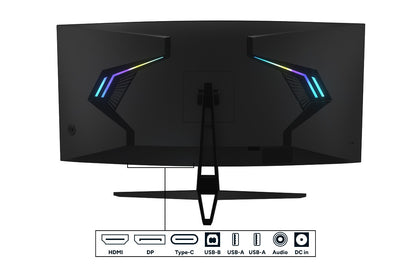 Kogan Infinity 34" Curved Ultrawide WQHD 180Hz USB-C Monitor (3440 x 1440)