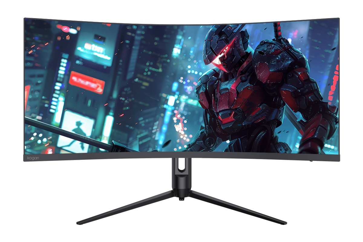 Kogan 34" Curved Ultrawide WQHD 165Hz Freesync USB-C Gaming Monitor (3440 x 1440)