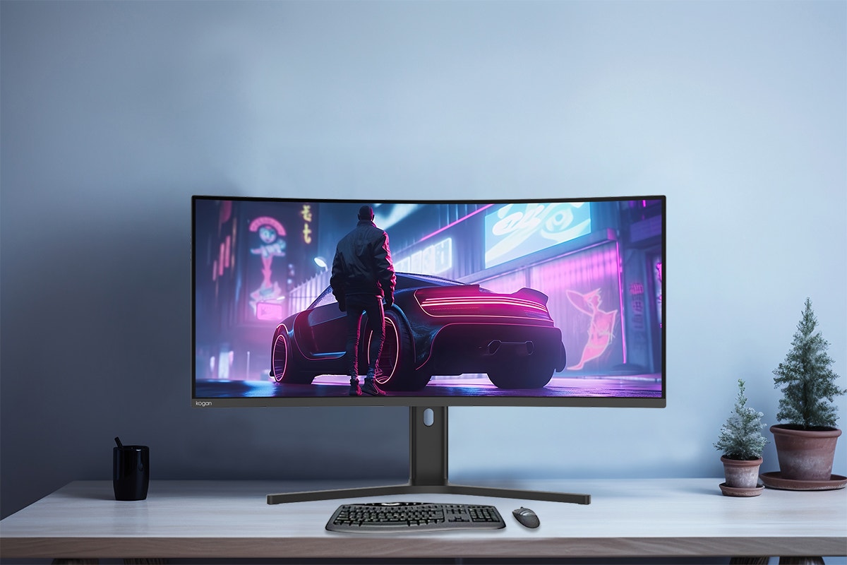 Kogan Infinity 34" Curved Ultrawide WQHD 180Hz 1ms Freesync USB-C Gaming Monitor (3440 x 1440)