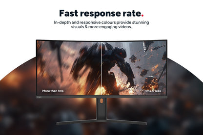 Kogan Infinity 34" Curved Ultrawide WQHD 180Hz 1ms Freesync USB-C Gaming Monitor (3440 x 1440)