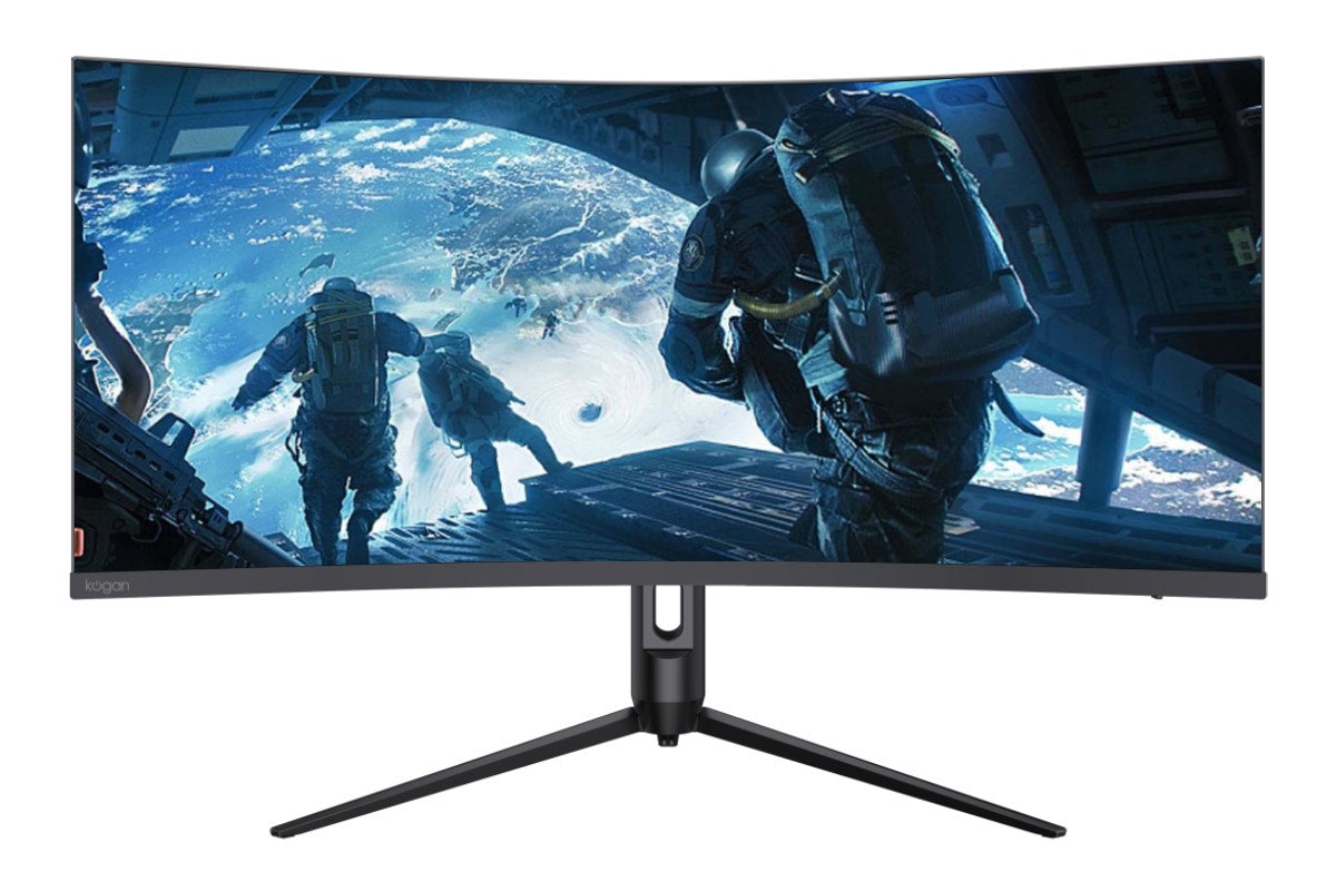 Kogan 34" Curved Ultrawide WQHD 180Hz Freesync USB-C Gaming Monitor - 3440 x 1440