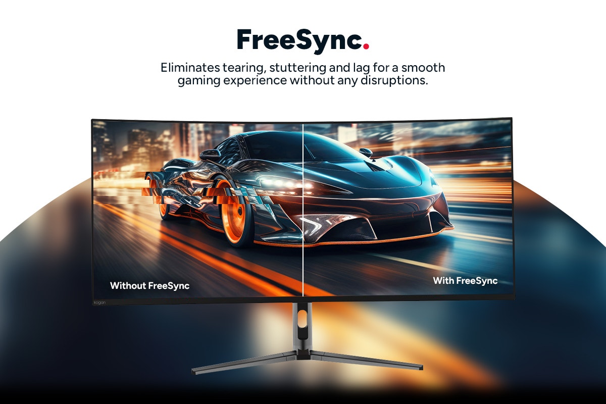 Kogan Infinity 38" Curved Ultrawide WQHD 144Hz 1ms FreeSync USB-C Gaming Monitor (3840 x 1600)