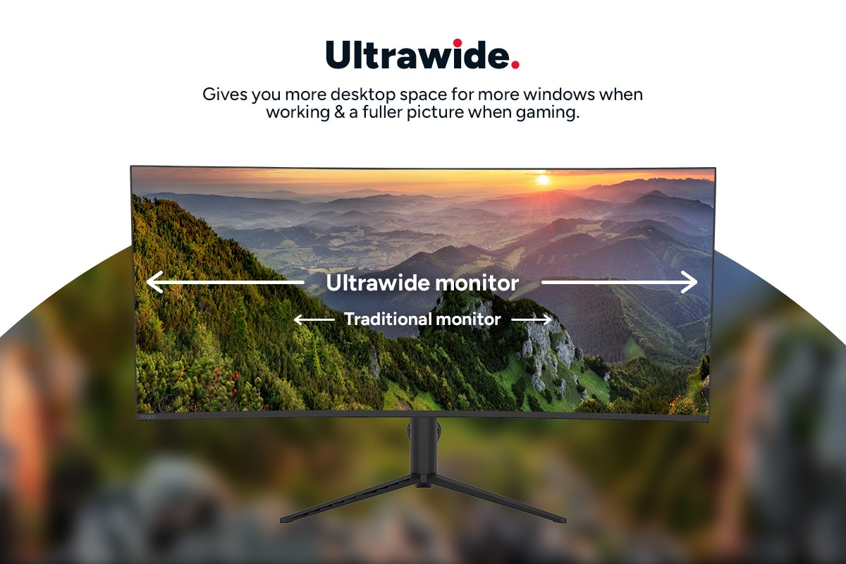 Kogan Infinity 40" Curved Ultrawide WUHD 5K2K Freesync USB-C Monitor (5120 x 2160)