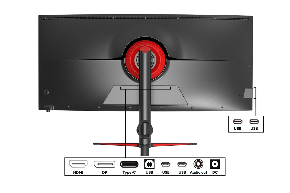 Kogan Infinity 40" Curved Ultrawide WUHD 5K2K Freesync USB-C Monitor (5120 x 2160)