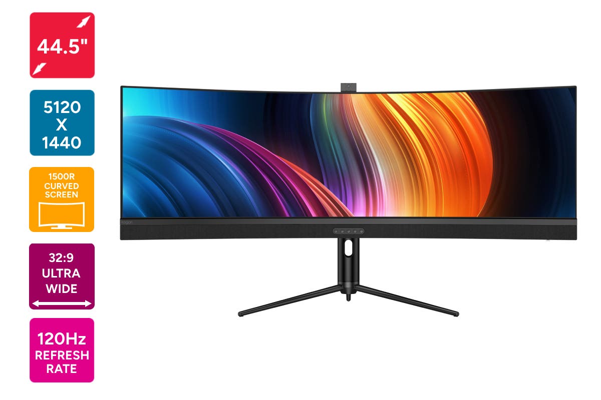 Kogan 44.5" Curved Ultrawide Dual QHD 5K 120Hz Gaming Monitor (5120 x 1440)