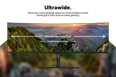 Kogan Infinity 49 Curved Ultrawide DFHD 144Hz USB-C Gaming Monitor (3840 x 1080)